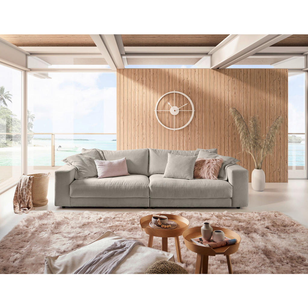 Thumbnail - Pure Home Lifestyle Megasofa, Sand, Textil, 4-Sitzer, 290x86x127 cm, Blauer Engel, Goldenes M, Oeko-Tex® Standard 100, D...
