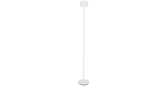 AKKU-STEHLEUCHTE 16/120 cm - Weiß, Design, Kunststoff/Metall (16/120cm) - Dieter Knoll