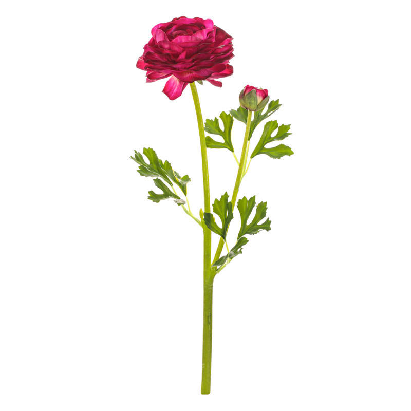 DEKORAČNÍ KVĚTINA 47 cm - purpurová, Basics, textil (47cm)