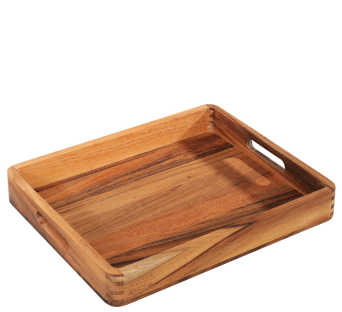 SERVIERTABLETT Holz Akazie  - Akaziefarben, Basics, Holz (44/36/6cm) - Zassenhaus