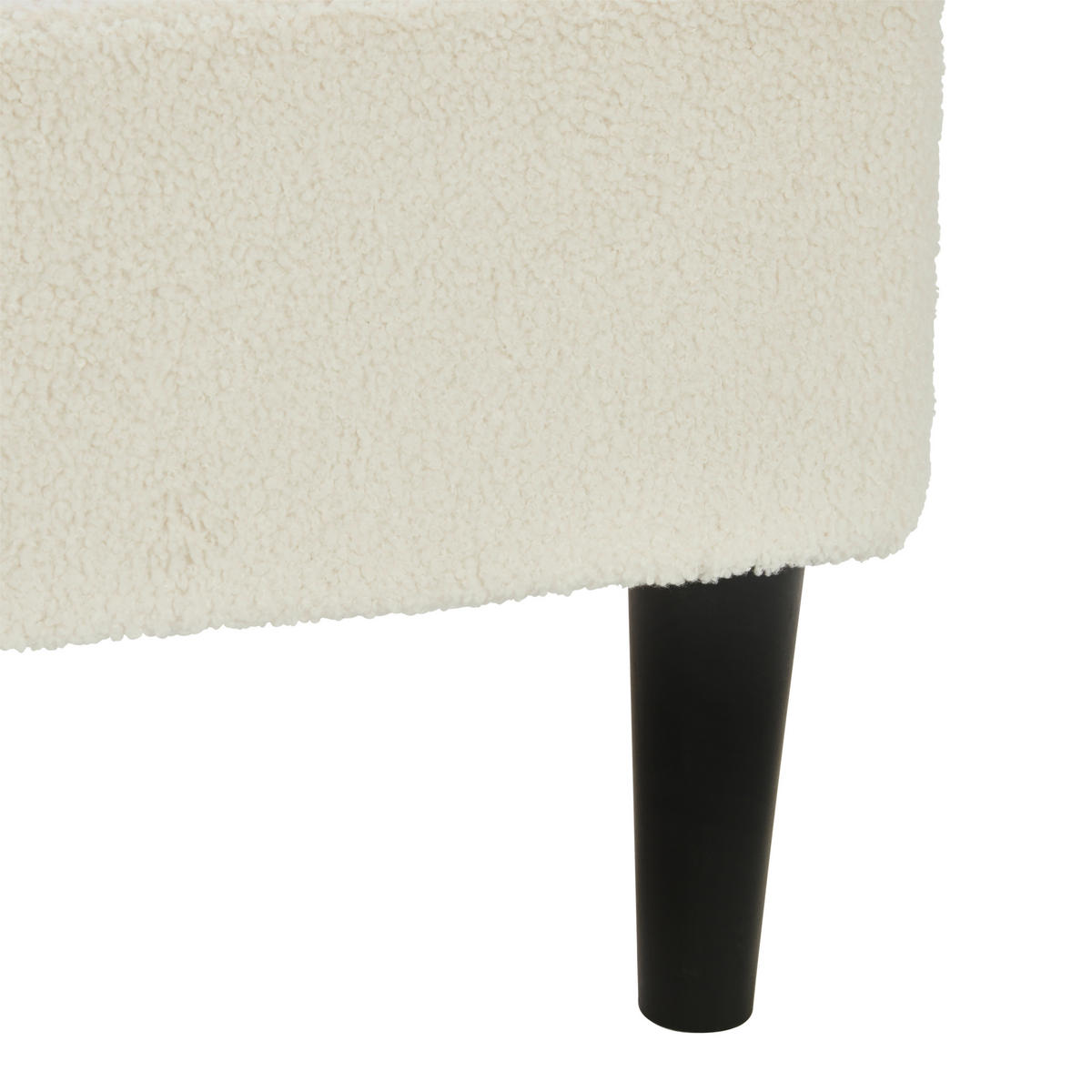 ČALÚNENÁ POSTEĽ, 180/200 cm, biela - čierna/biela, Modern, drevo/plast (180/200cm) - Livetastic