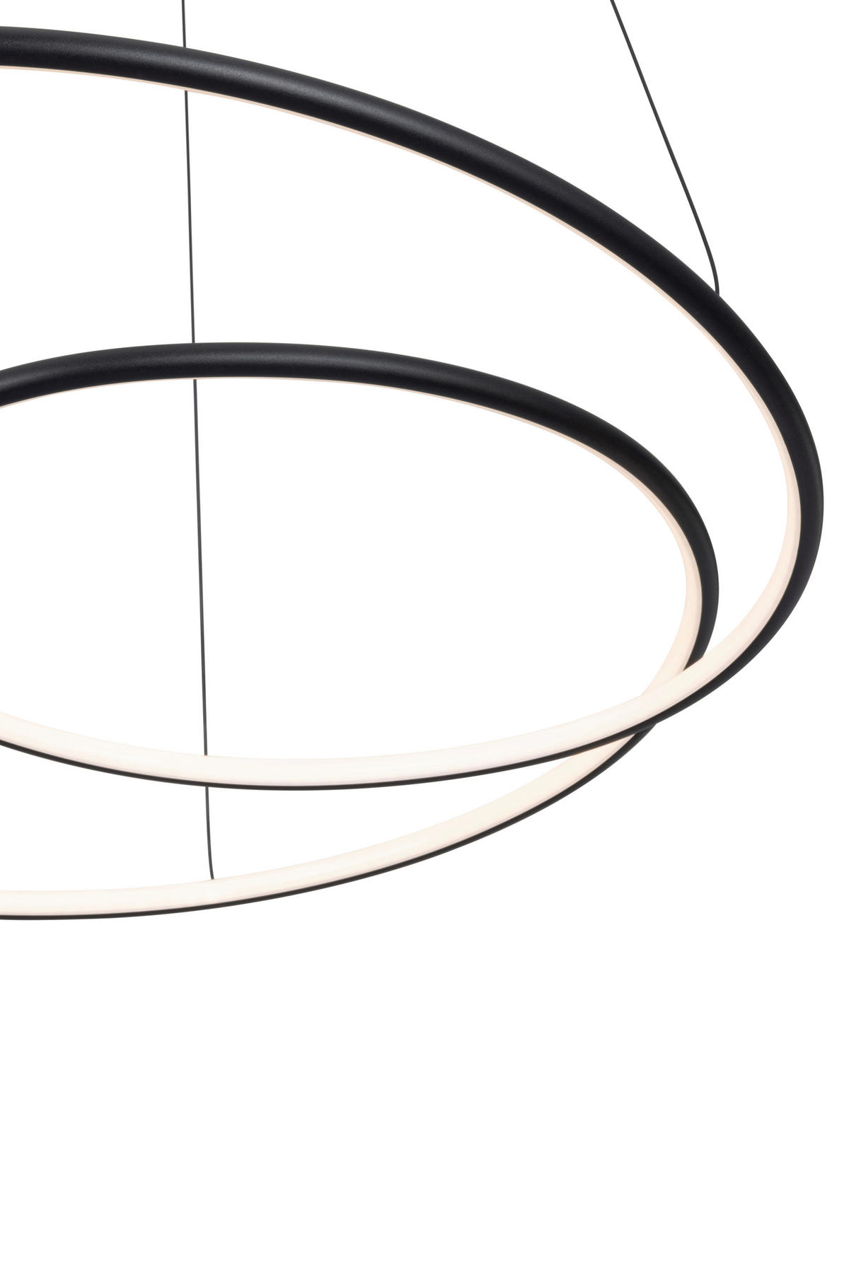 LED-HÄNGELEUCHTE Birmingham 67/150 cm   - Schwarz, LIFESTYLE, Kunststoff/Metall (67/150cm) - Novel