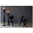 BEISTELLTISCH in Schwarz - Schwarz, Design, Holz/Metall (32,5/53,5/32,5cm) - Ambia Home