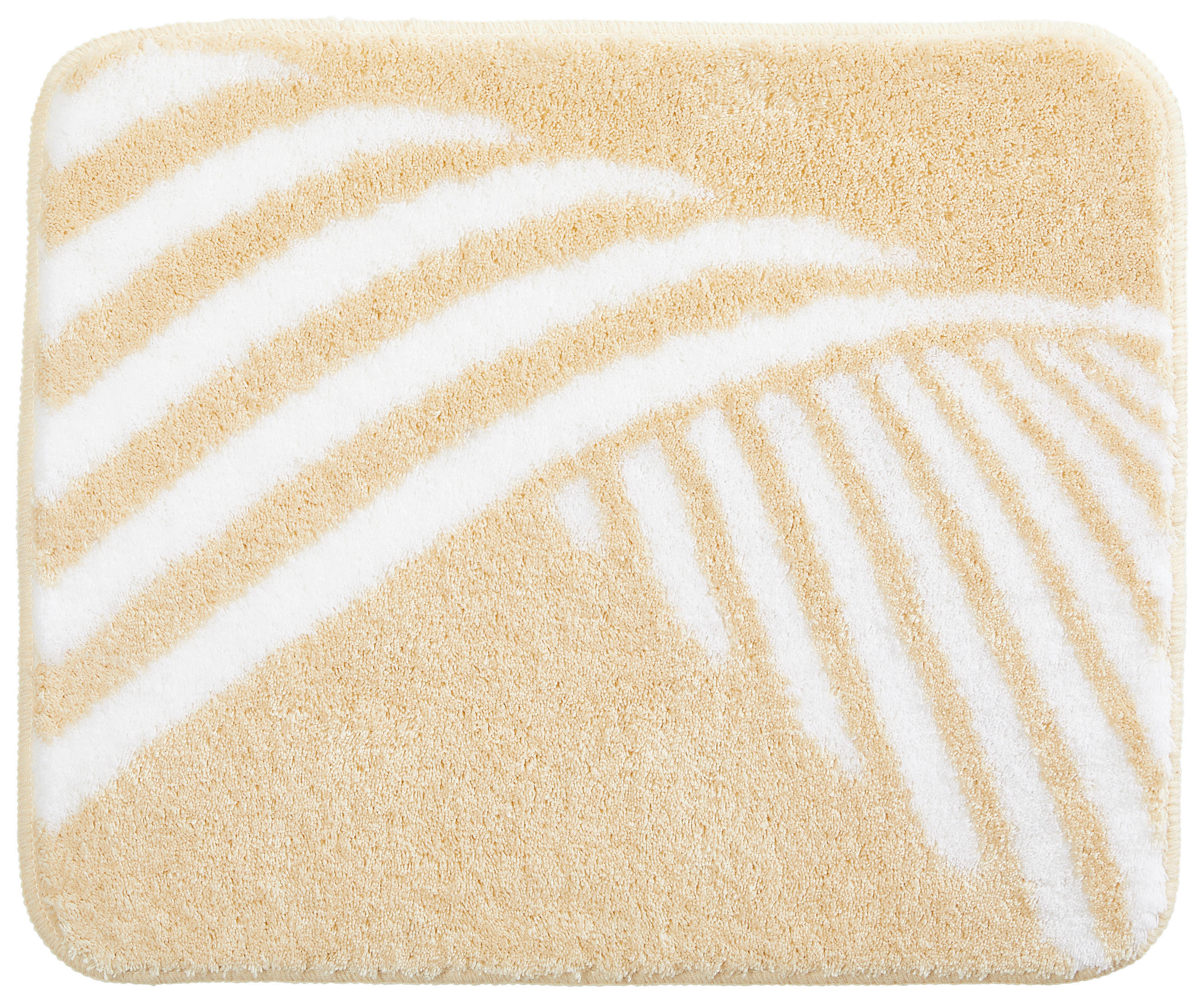 BADTEPPICH Beige 50/60 cm  - Beige, Basics, Kunststoff/Textil (50/60cm) - Kleine Wolke