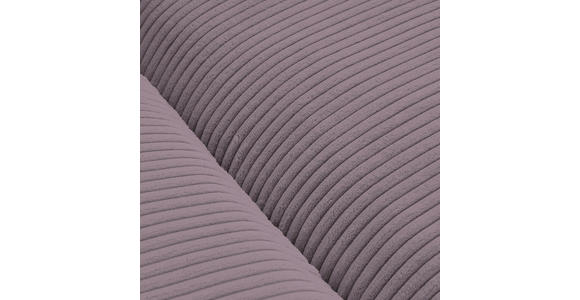 BIGSOFA Cord Rosa  - Schwarz/Rosa, Design, Kunststoff/Textil (260/90/140cm) - Ambia Home