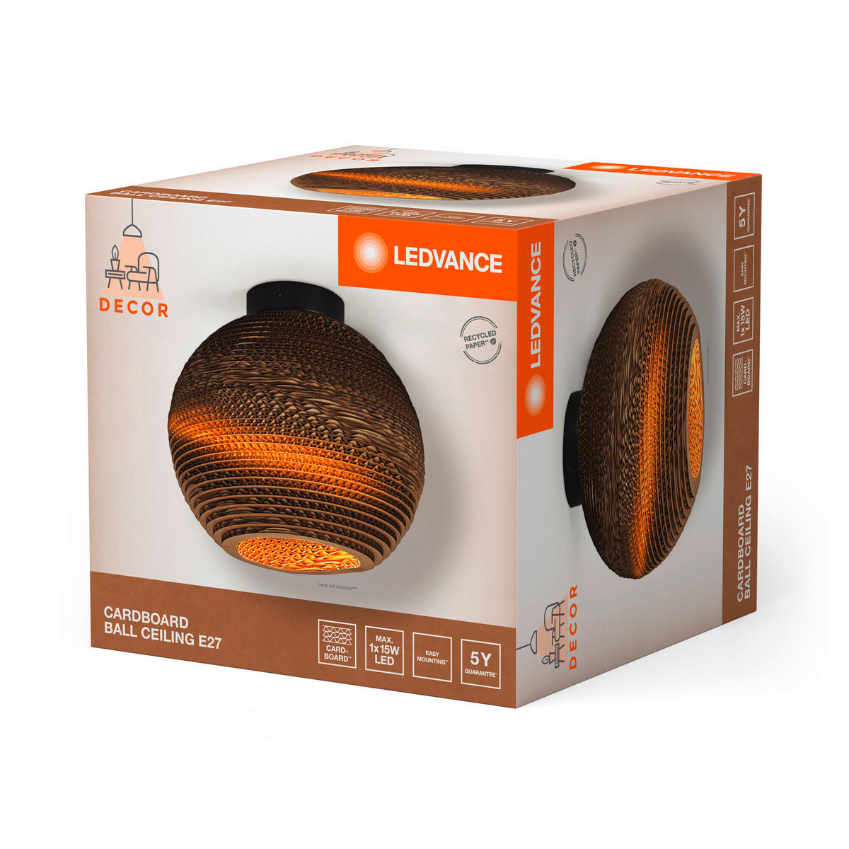 DECKENLEUCHTE 26/23 cm   - KONVENTIONELL (26/23cm) - Ledvance