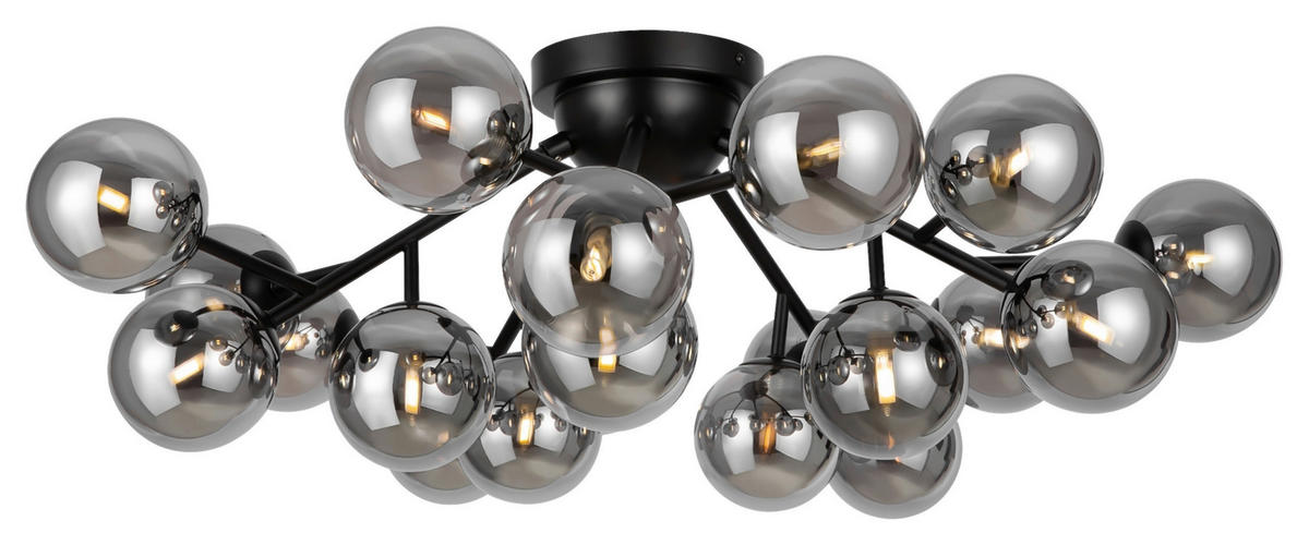 STROPNA SVETILKA 75/30/75 cm   - črna, Basics, kovina/steklo (75/30/75cm) - MAYTONI