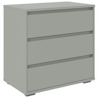 KOMMODE , 80,1/78,8/48 cm, 3 Schublade(n)  - Anthrazit/Graugrün, Design, Holzwerkstoff/Kunststoff (80,1/78,8/48cm) - Carryhome