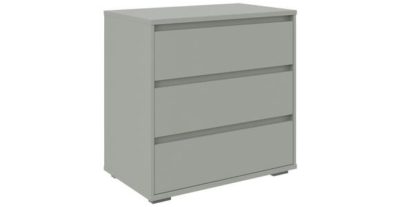 KOMMODE , 80,1/78,8/48 cm, 3 Schublade(n)  - Anthrazit/Graugrün, Design, Holzwerkstoff/Kunststoff (80,1/78,8/48cm) - Carryhome