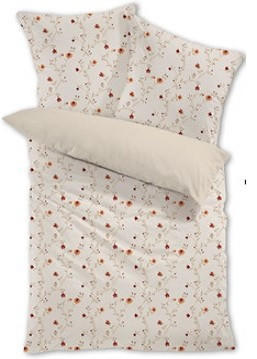 Lenjerie De Pat Cu Două Fețe 220/200 cm  - crem, textil (220/200cm) - Esposa