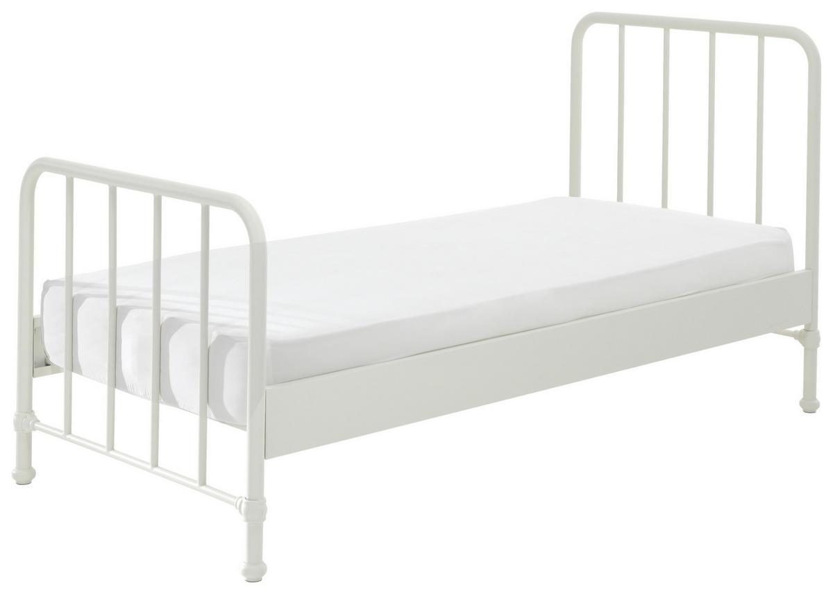KINDER-/JUNIORBETT - Weiß, MODERN, Holz/Metall (90/200cm) - MID.YOU