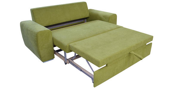 SCHLAFSOFA in Beige  - Chromfarben/Beige, Design, Holz/Textil (199/92/97cm) - Hom`in