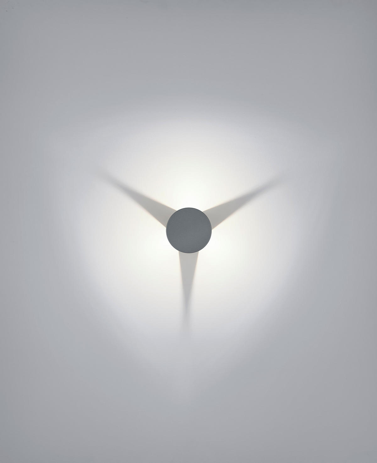 AUSSENWANDLEUCHTE Sky 12/18 cm  - Graphitfarben, Design, Metall (12/18cm) - Helestra