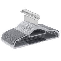 KLEIDERBÜGELSET Kunststoff  - Grau, Trend, Kunststoff (42/21,5/0.6cm) - Boxxx