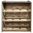 WEINREGAL Kiefer Blau, Braun - Blau/Braun, Trend, Holz (38/30/41cm)