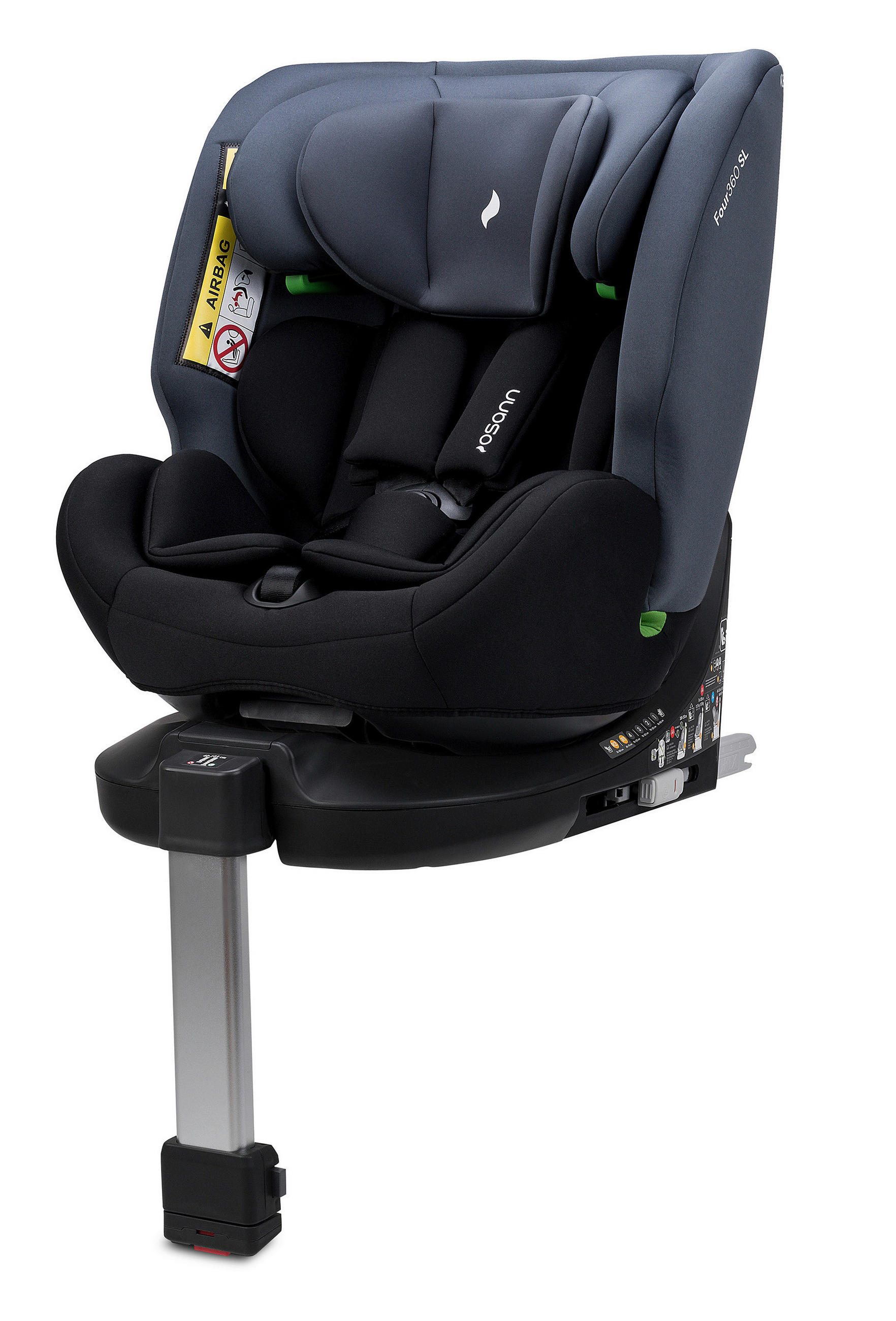 REBOARDER-KINDERSITZ  - Schwarz, KONVENTIONELL, Kunststoff (43/58/52cm)