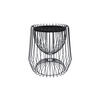 BEISTELLTISCH 50/50/51 cm Schwarz  - Schwarz, Basics, Stein/Metall (50/50/51cm) - Kayoom