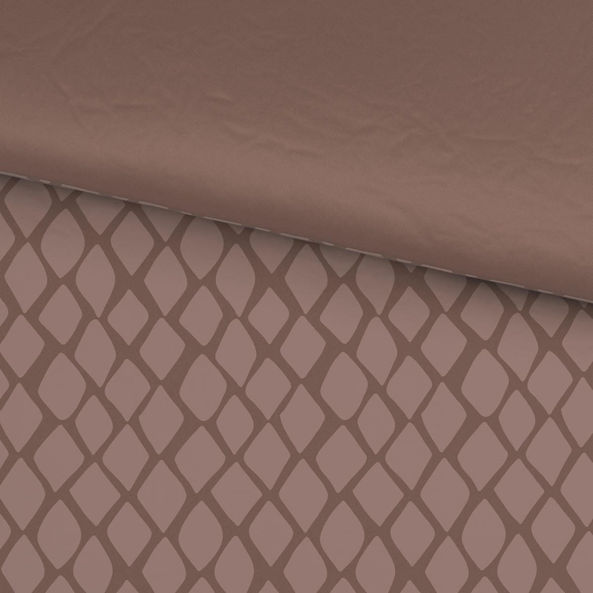 WENDEBETTWÄSCHE STRIPES DK Satin 135/200 cm  - Taupe, Design, Textil (135/200cm) - Dieter Knoll