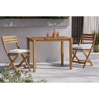 BALKONSET Akaziefarben  - Akaziefarben, MODERN, Holz (100/59/74cm) - Ambia Garden