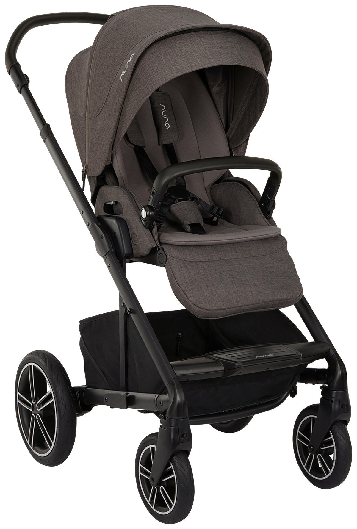 KOMBIKINDERWAGEN Mixx Next  - Schwarz/Grau, Basics, Metall (60/110/82cm) - Nuna