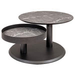 COUCHTISCH in Metall, Holzwerkstoff, Kunststoff 75/75/38-43 cm  - Anthrazit, Design, Holzwerkstoff/Kunststoff (75/75/38-43cm) - Venda