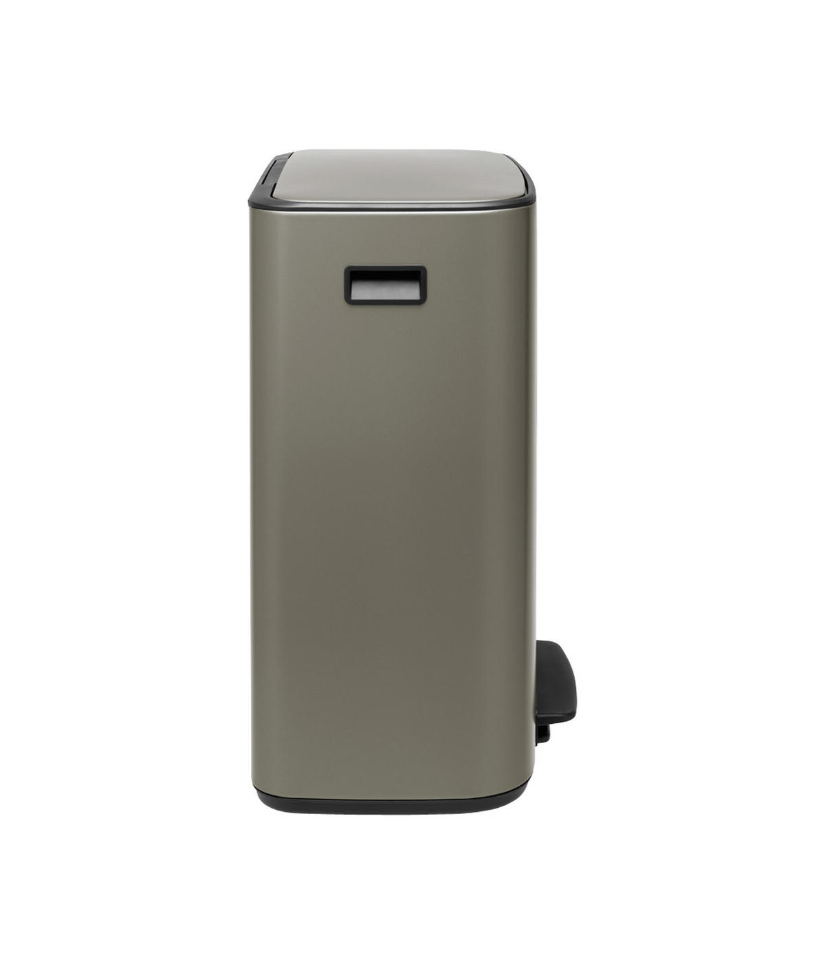 ABFALLEIMER BO TRETEIMER 2 X 30 L  - Schwarz/Grau, Basics, Kunststoff/Metall (54.1/65.2/36.3cm) - Brabantia