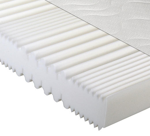 KOMFORTSCHAUMMATRATZE 140/200 cm  - Weiß, Basics, Textil (140/200cm) - Livetastic