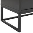 SIDEBOARD in 180/79/40 cm - Anthrazit/Schwarz, Design, Holzwerkstoff/Metall (180/79/40cm) - Novel