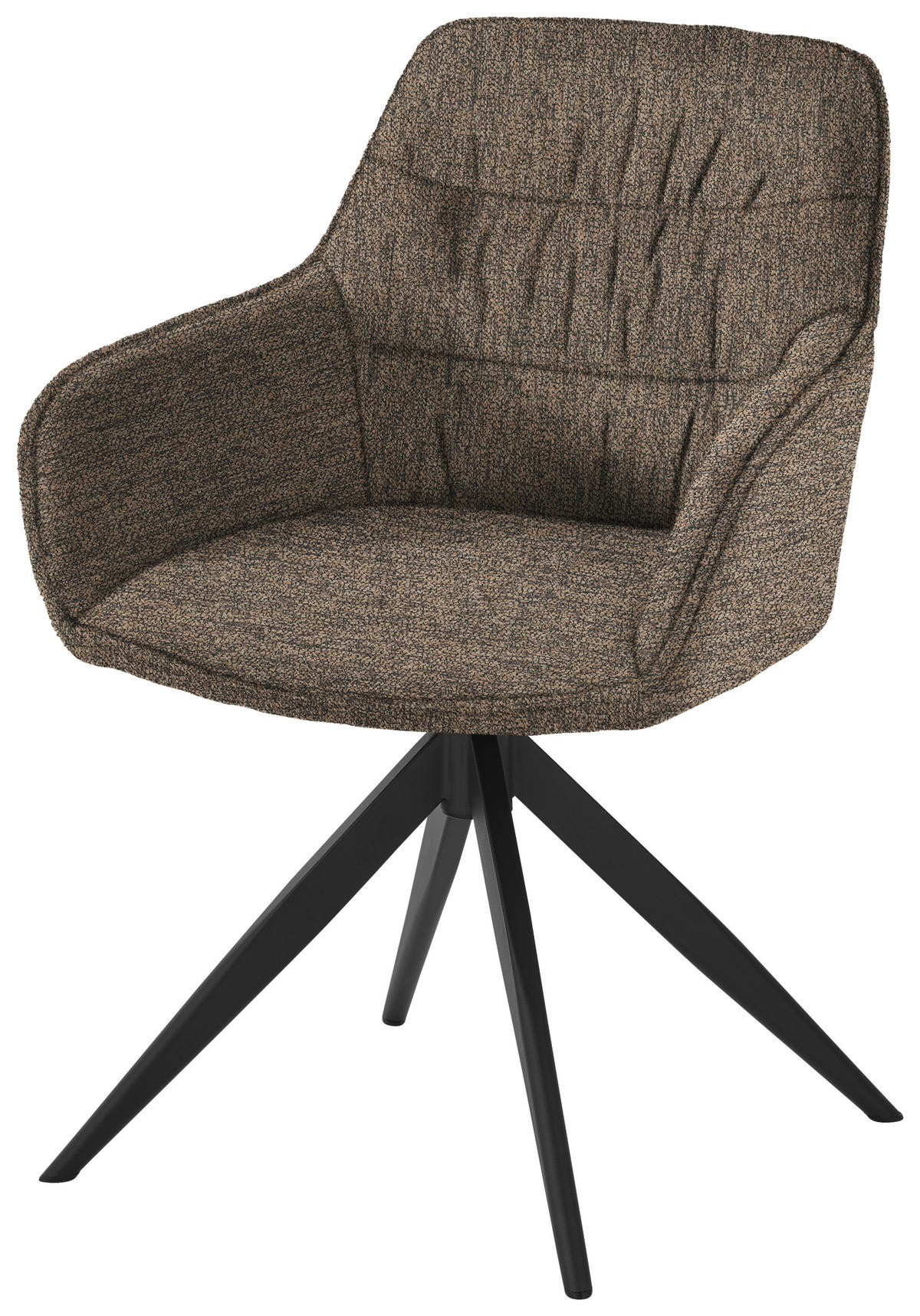 ARMLEHNSTUHL  in Eisen Bouclé  - Taupe, Design, Textil/Metall (62/87/61cm) - Musterring