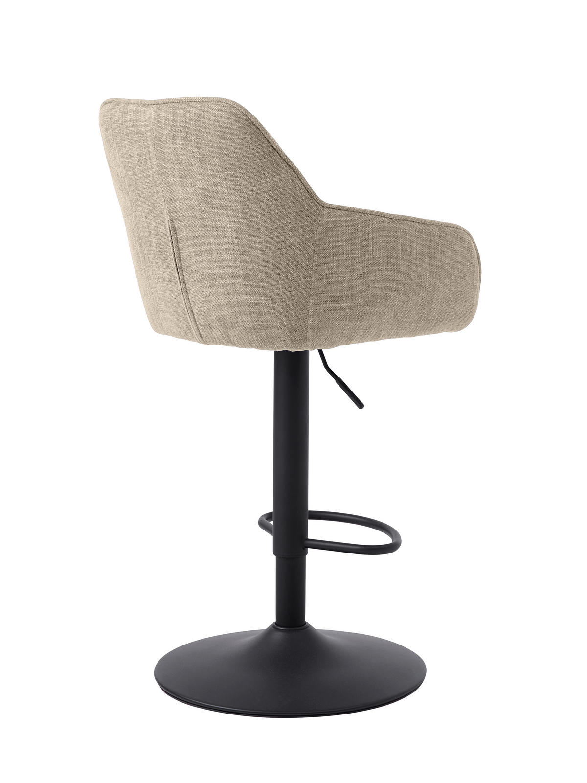 BARPALL SET i cremefärgad, beige  - beige/svart, Modern, metall/textil (51/95,5-110/53cm) - Livetastic