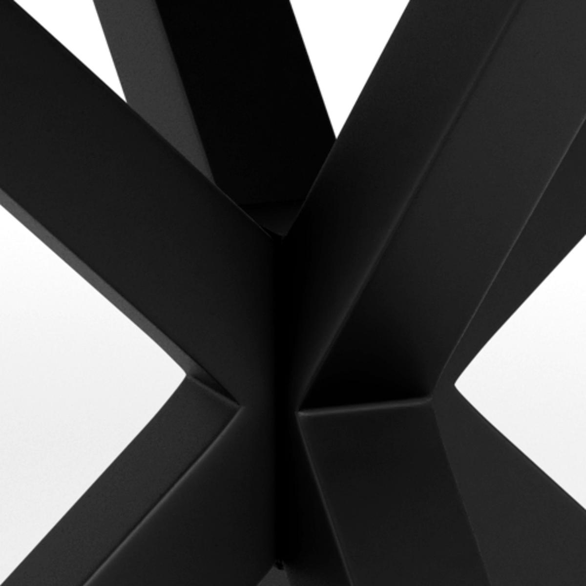 ESSTISCH in Holz, Metall, Holzwerkstoff 120(160)/120/76 cm  - Wildeiche/Schwarz, Design, Holz/Holzwerkstoff (120(160)/120/76cm) - MID.YOU