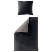 BETTWÄSCHE Renforcé 155/220 cm  - Anthrazit, Basics, Textil (155/220cm) - Bierbaum