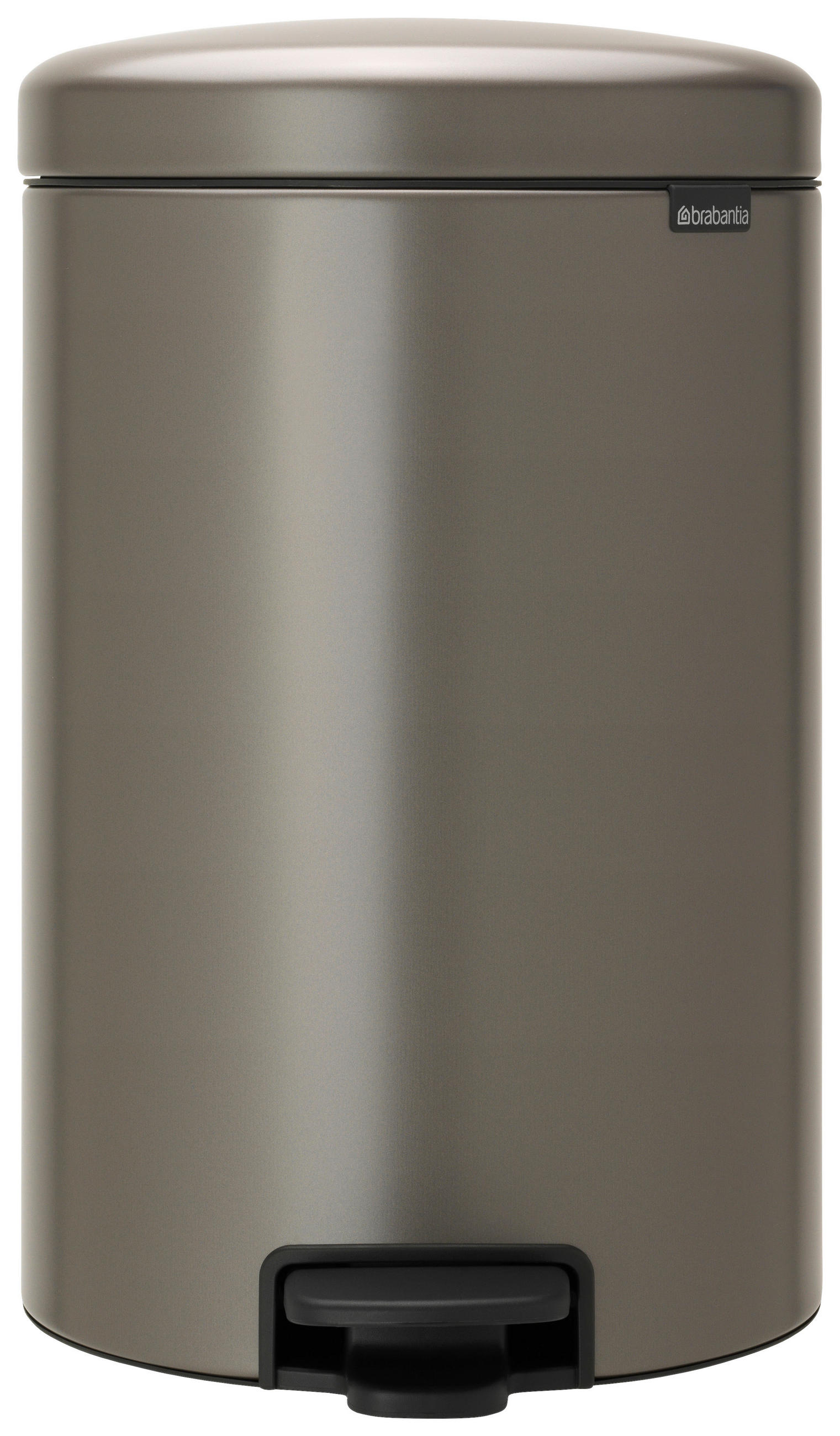 ABFALLEIMER 20 L  - Platinfarben, Design, Kunststoff/Metall (29/46,7/38cm) - Brabantia
