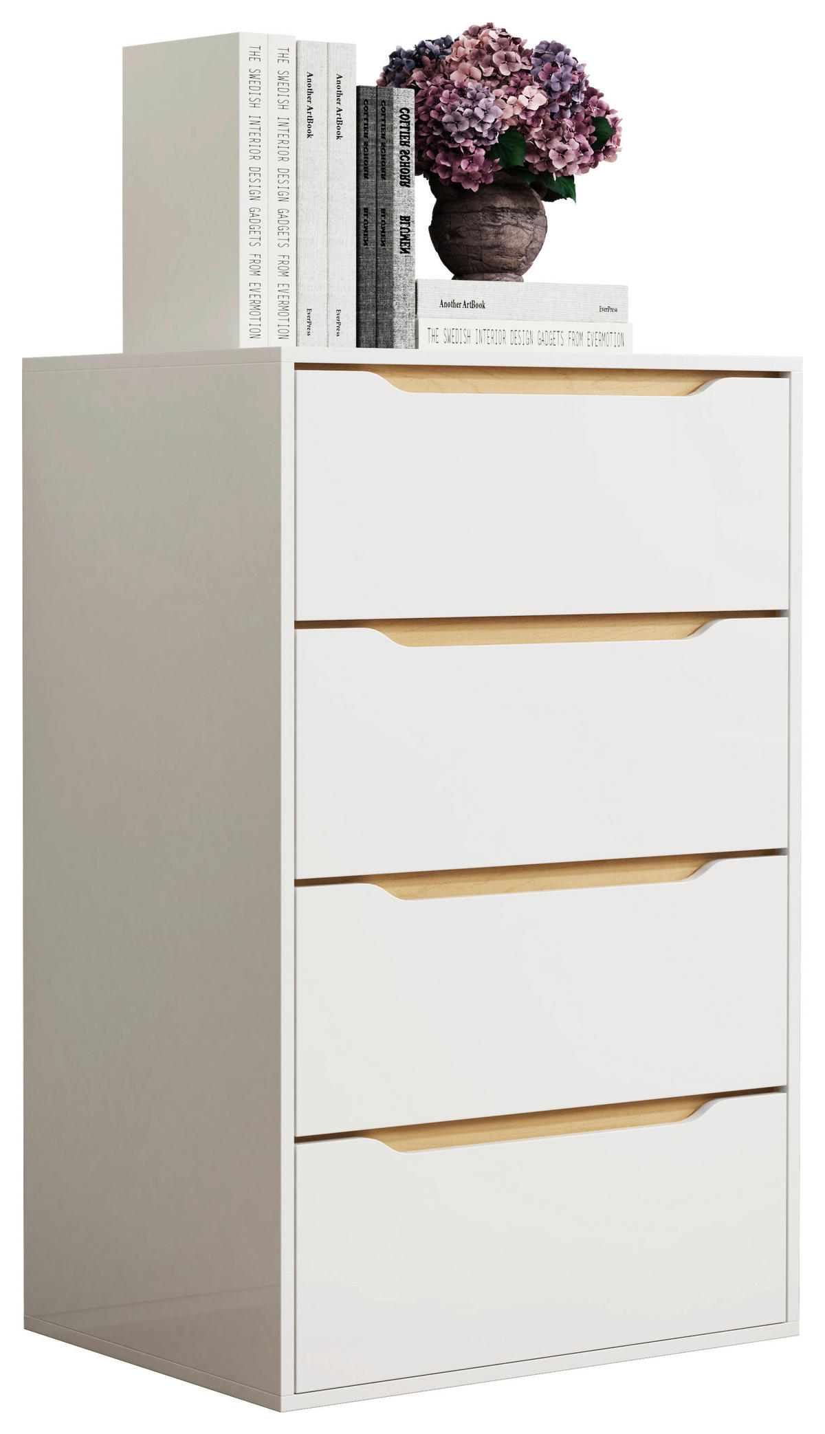 KOMMODE Malira  in 65/102/48 cm  - Honigeiche/Weiß, Design, Holzwerkstoff (65/102/48cm) - MID.YOU