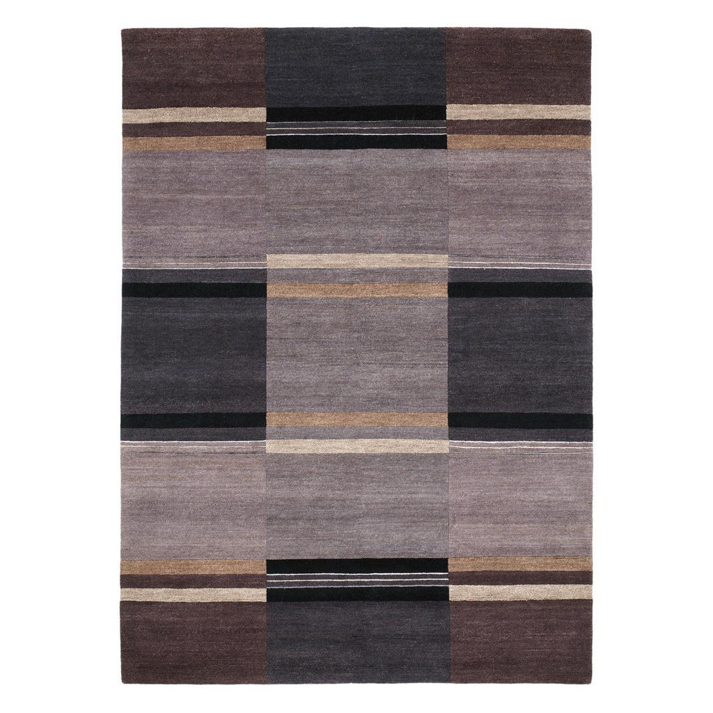 Orientalischer Webteppich Dunkelgrau Silik 70x140 cm