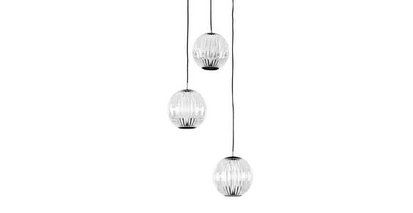 LED-HÄNGELEUCHTE 25/150 cm - Klar/Schwarz, Design, Kunststoff/Metall (25/150cm) - Dieter Knoll