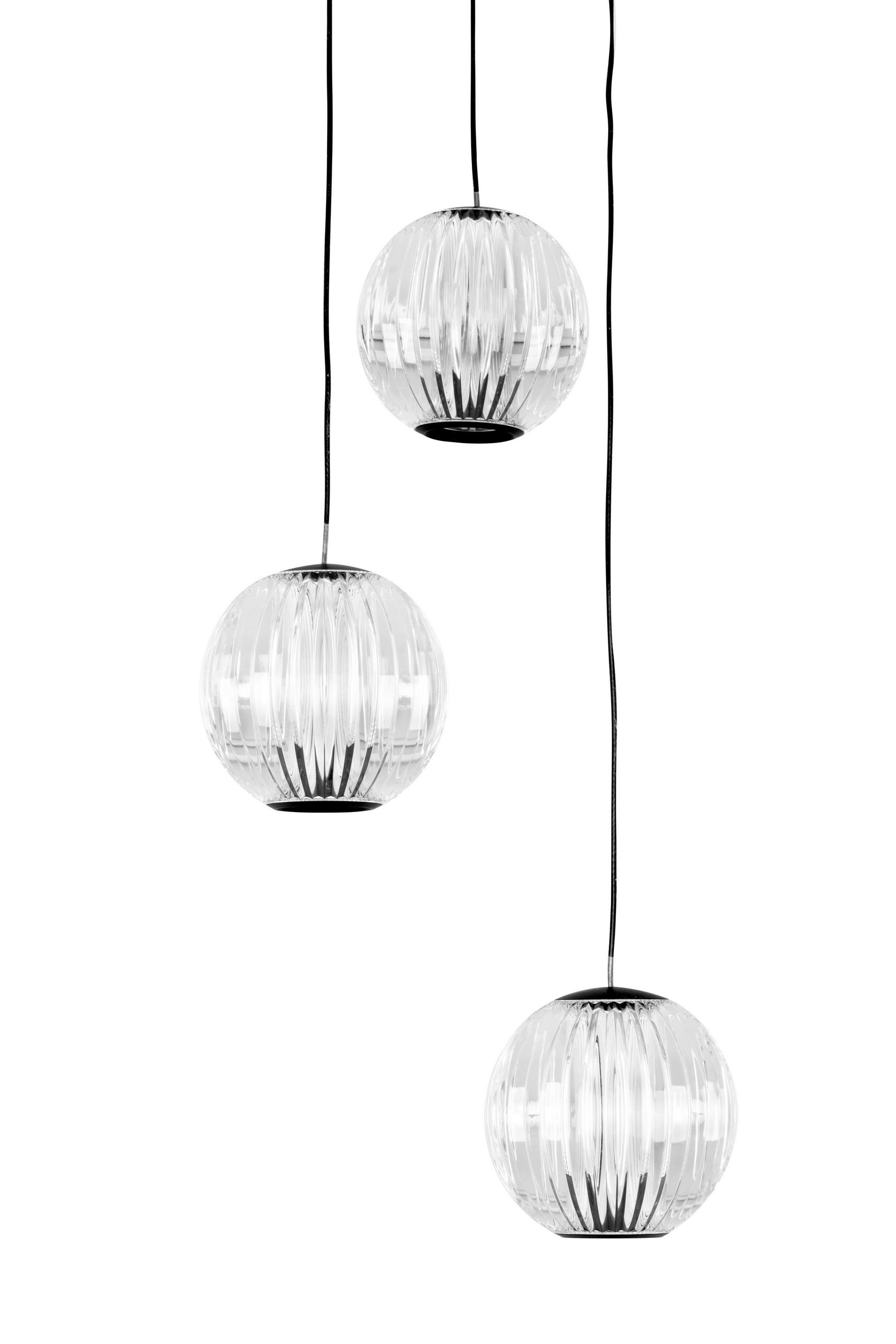 LED-HÄNGELEUCHTE 25/150 cm  - Klar/Schwarz, Design, Kunststoff/Metall (25/150cm) - Dieter Knoll
