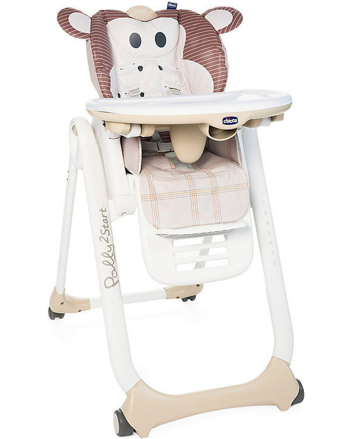 HOCHSTUHL POLLY 2 START Orange, Rot  - Rot/Orange, Basics, Kunststoff/Metall (54,8/110/83,5cm) - Chicco