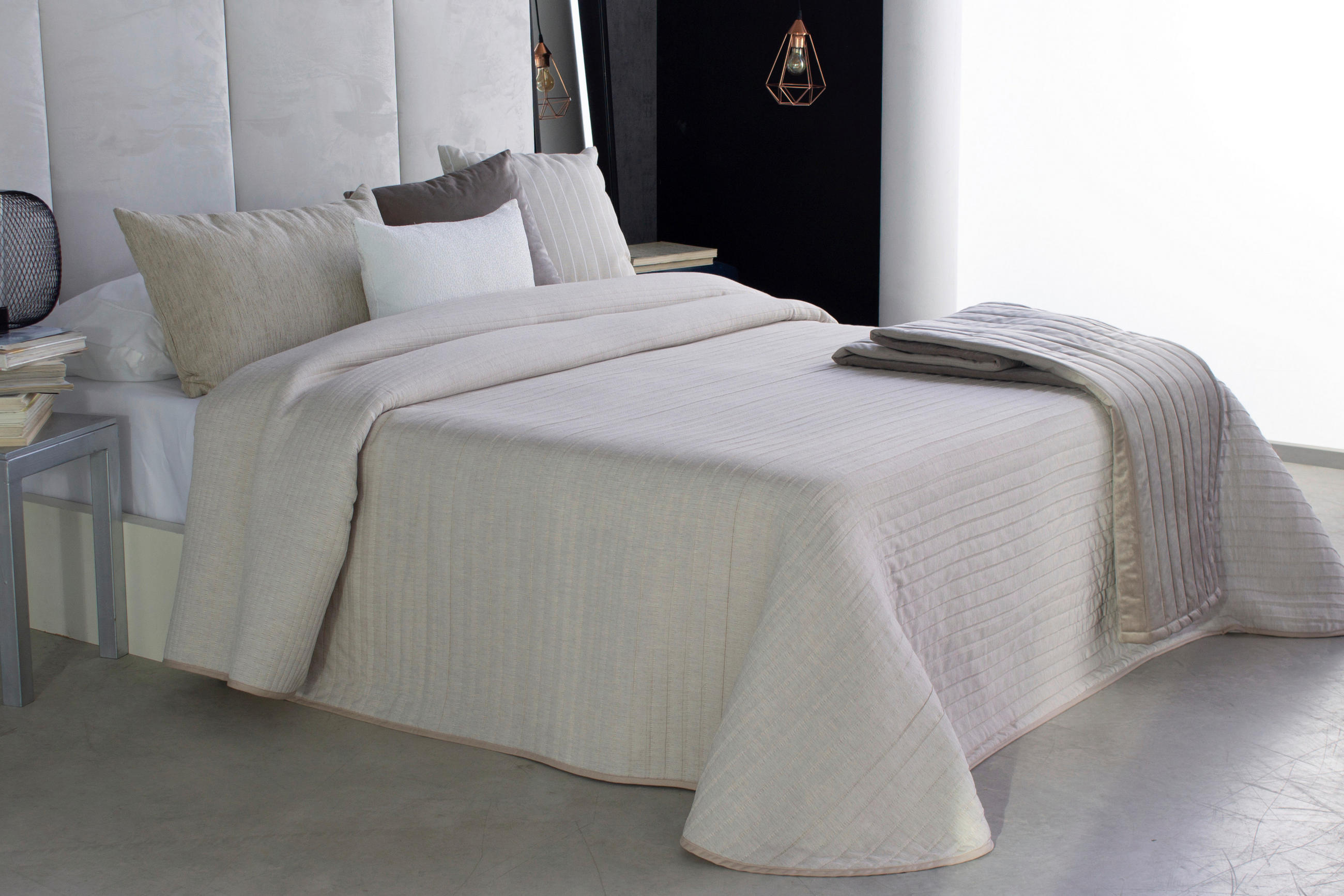 PREGRINJALO 235/270 cm biserna  - biserna, Konvencionalno, tekstil (235/270cm) - Reig Marti