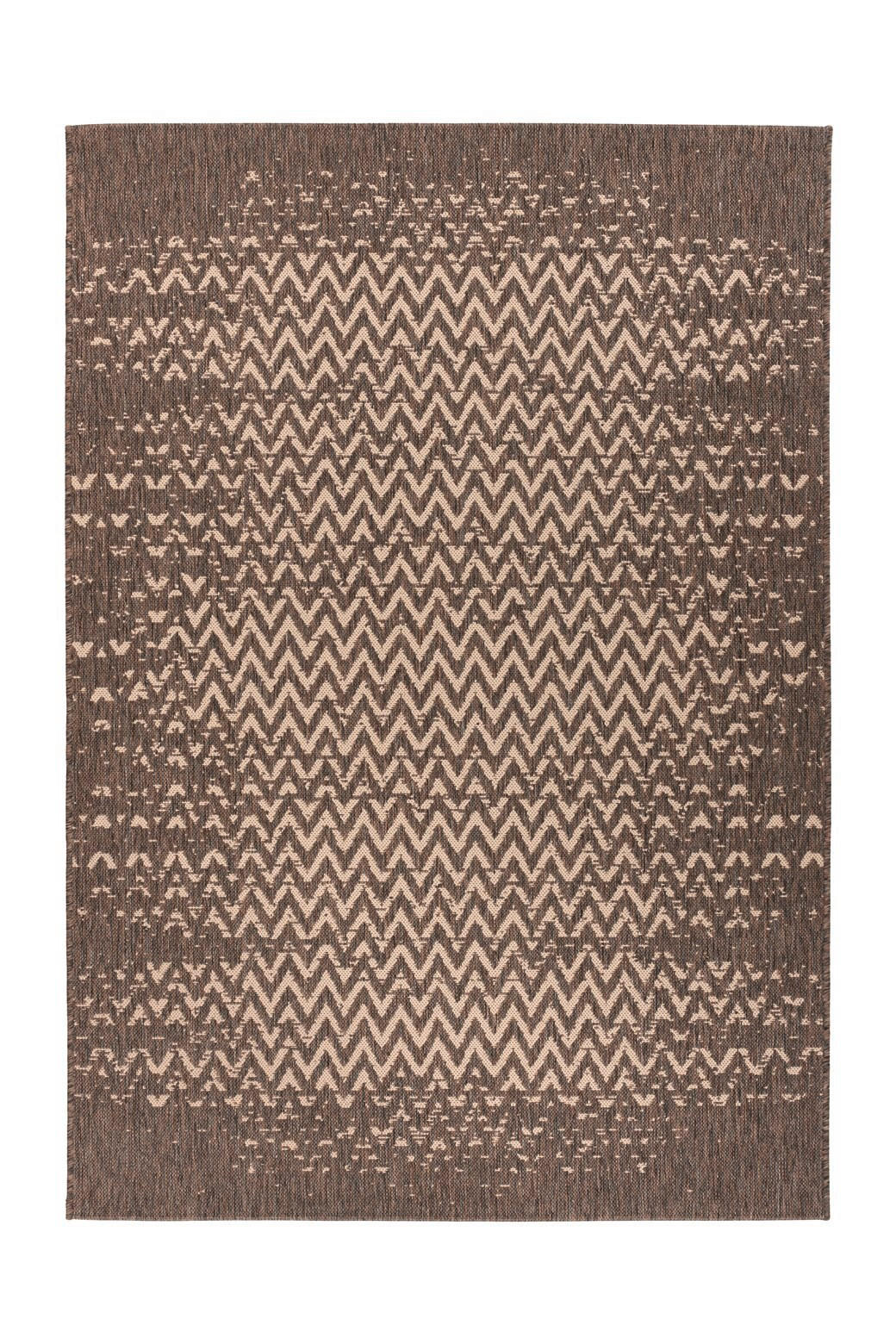 FLACHWEBETEPPICH 200/290 cm Splash 600 Braun / Creme Braun, Creme  - Creme/Braun, KONVENTIONELL, Textil (200/290cm)