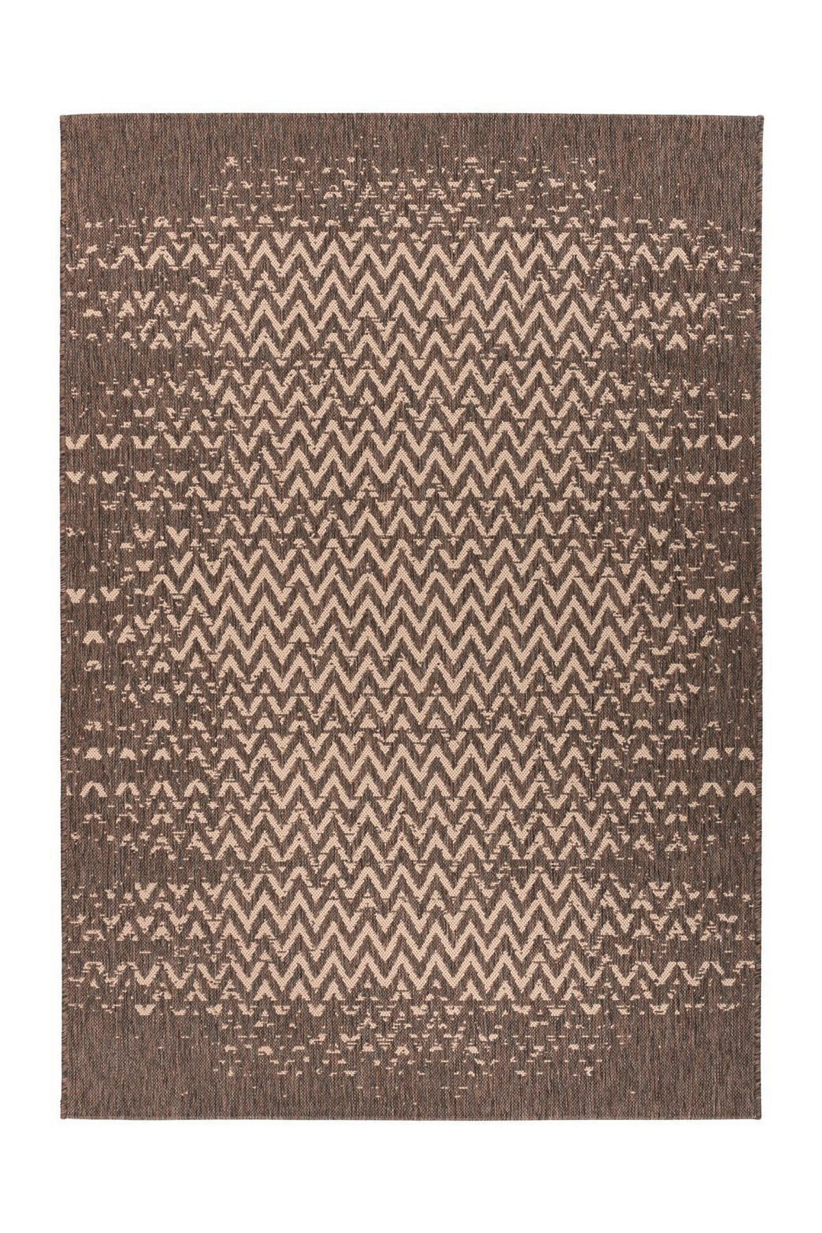 LÄUFER 80/150 cm Splash 600 Braun / Creme Braun, Creme  - Creme/Braun, KONVENTIONELL, Textil (80/150cm)
