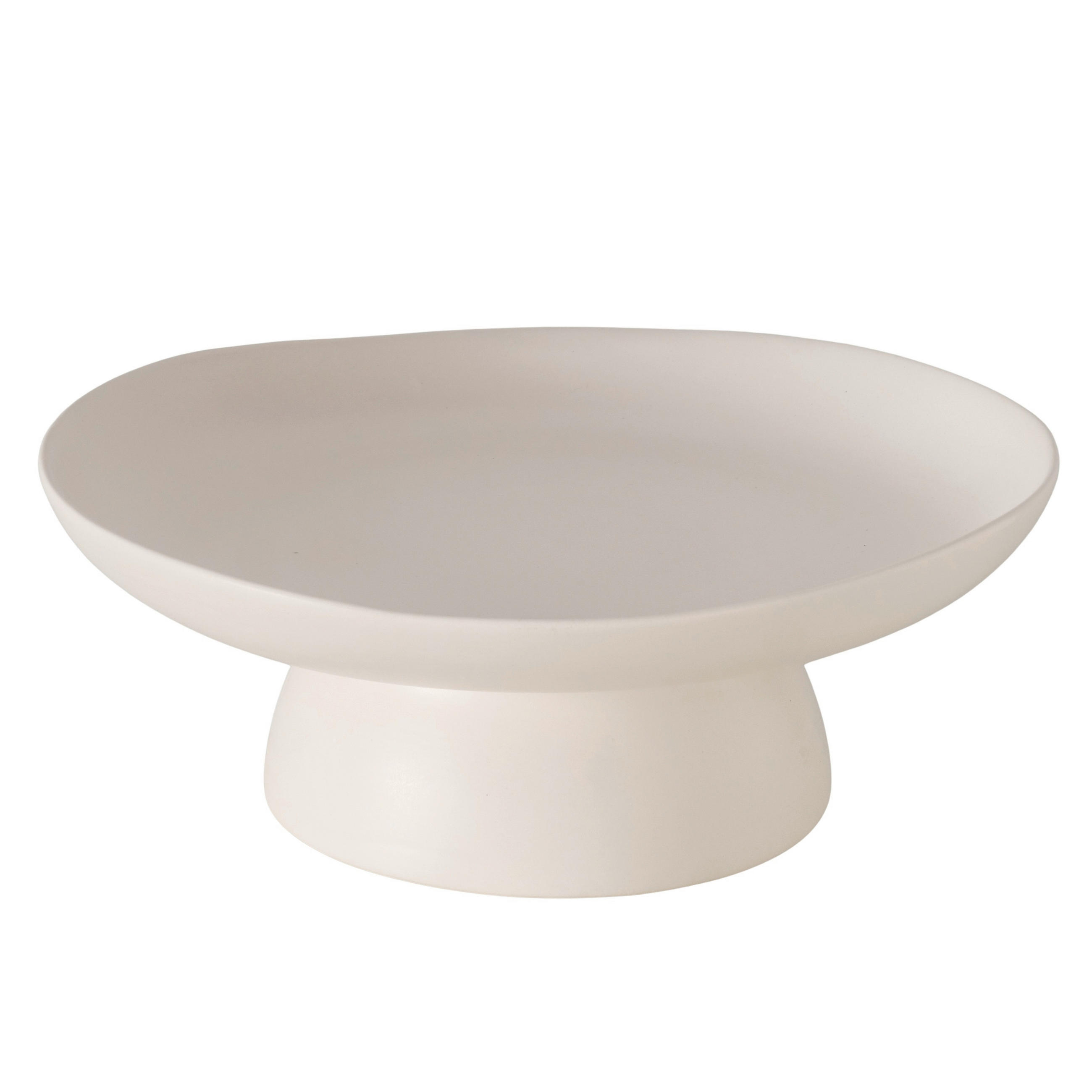 DEKOSCHALE - Creme, Basics, Keramik (26/25/9,5cm) - Ambia Home