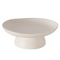 DEKOSCHALE - Creme, Basics, Keramik (26/25/9,5cm) - Ambia Home
