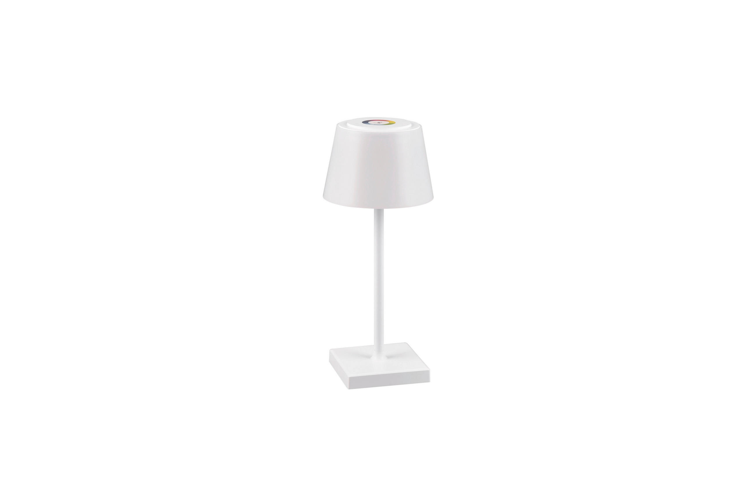 AKKU-TISCHLEUCHTE Sanchez 13/30 cm   - Weiß, KONVENTIONELL, Kunststoff (13/30cm)