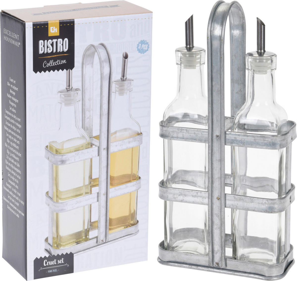 BOCA ZA OCAT/ULJE  - Basics, staklo/metal