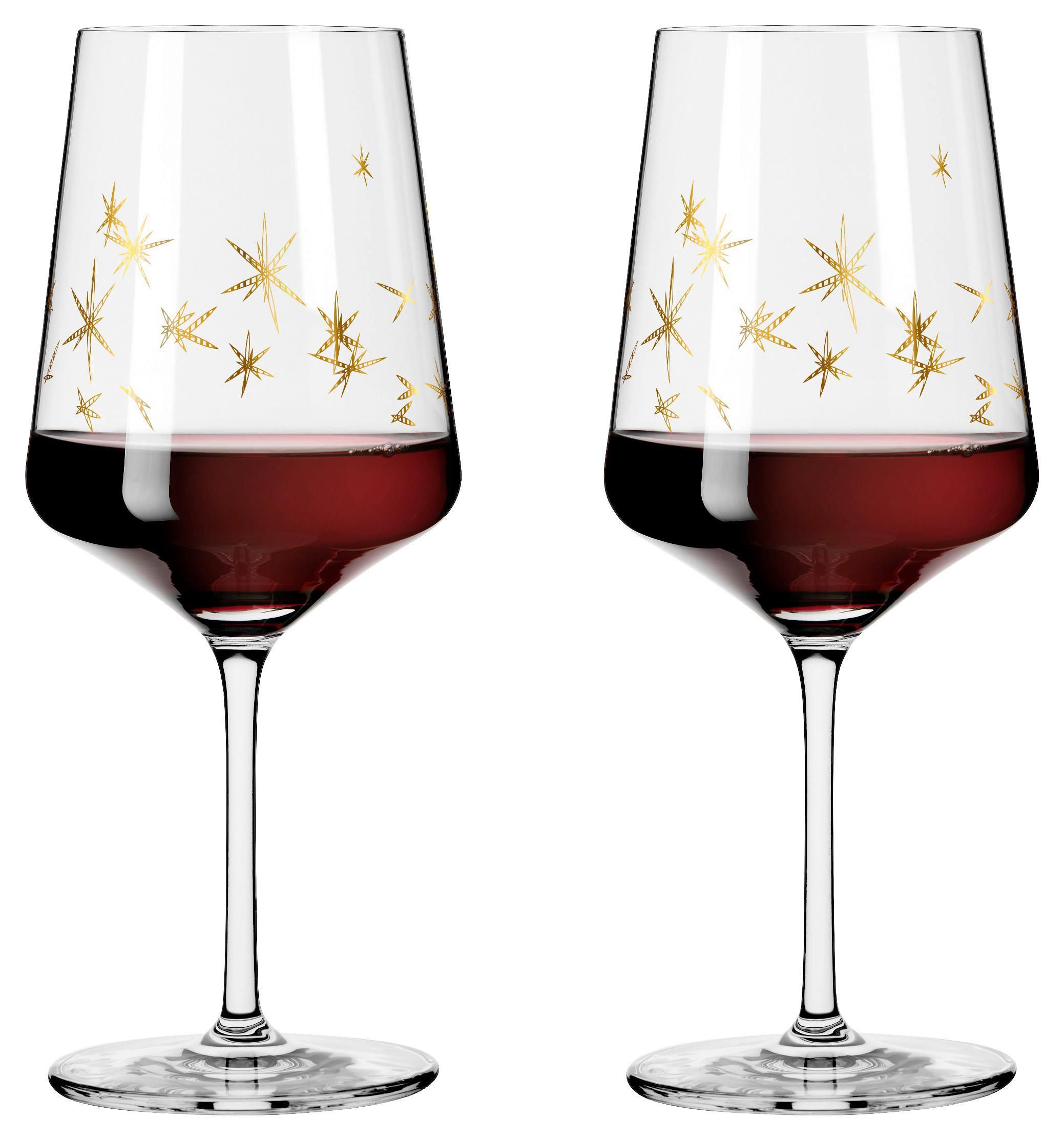 ROTWEINGLAS Celebration Deluxe 540 ml 2-teilig  - Goldfarben, Glas (20,3/26,6/10,1cm) - Ritzenhoff