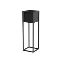 BLUMENSTÄNDER Metall  - Schwarz, Basics, Metall (23/75/23cm)