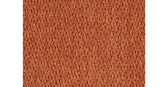 ECKSOFA in Chenille Terracotta 180/310 cm - Terracotta/Schwarz, Design, Textil/Metall (180/310cm) - Dieter Knoll