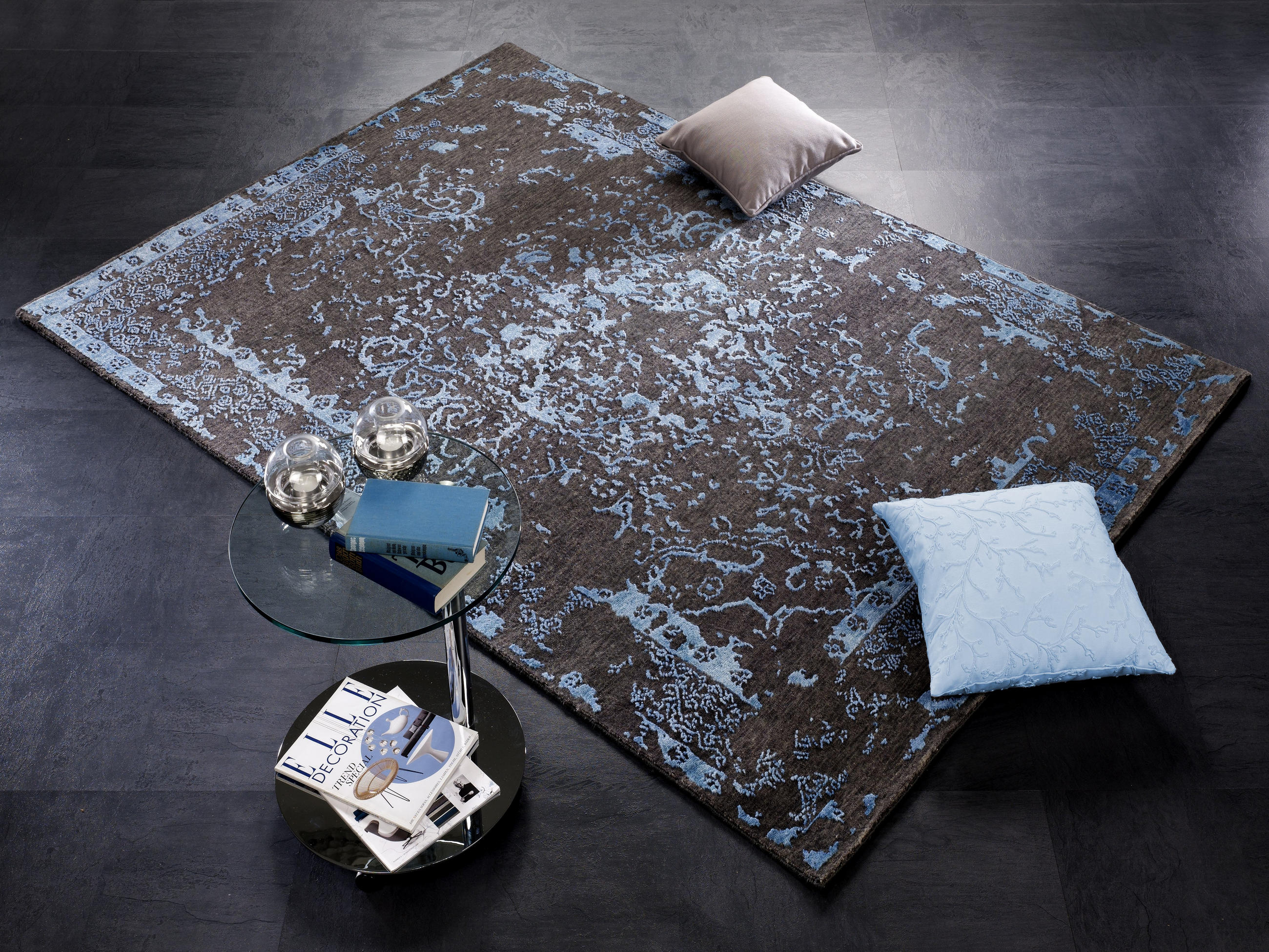 ORIENTTEPPICH 250/350 cm Soho Palis Blau, Grau  - Blau/Grau, Design, Textil (250/350cm) - Musterring