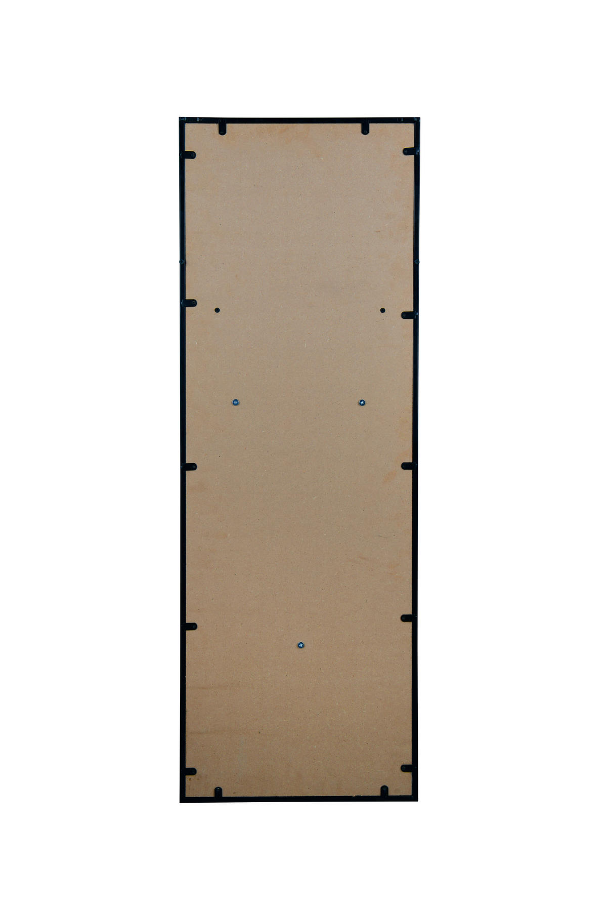 WANDGARDEROBE  in Schwarz, Eiche Artisan  - Schwarz/Eiche Artisan, Basics, Holzwerkstoff/Metall (43/122/25cm) - Milino